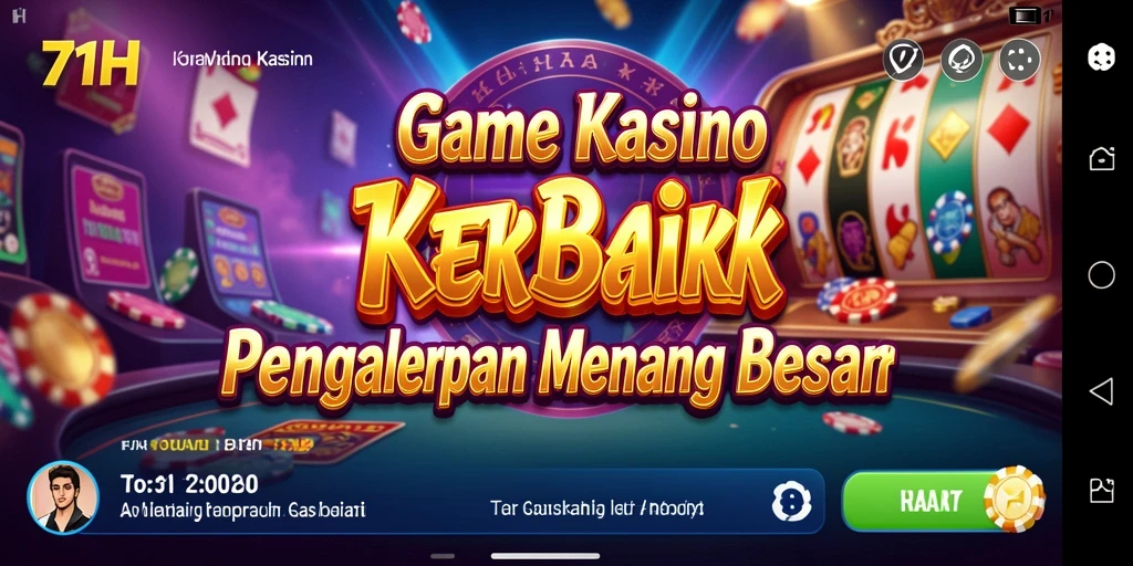 Gameplay yang memukau dalam 71H dengan beragam permainan Kasino.