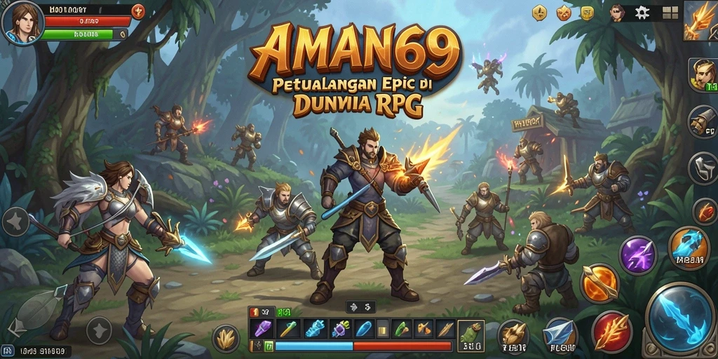 Tampilan gameplay <strong>AMAN69</strong> yang memukau dan penuh aksi.
