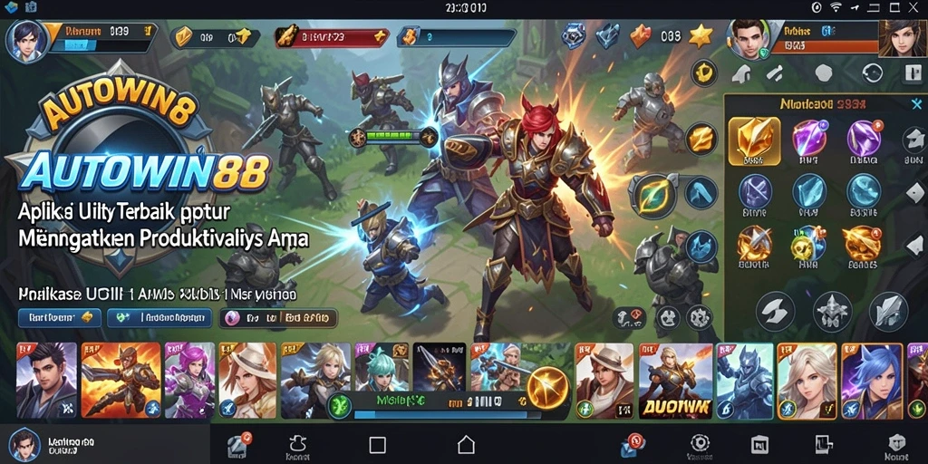 Tampilan antarmuka pengguna AUTOWIN88 yang intuitif dan fungsional.