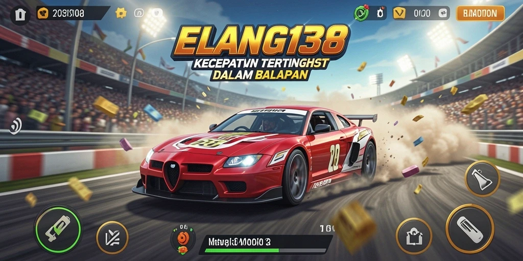 Gameplay balapan cepat dan mendebarkan di ELANG138.