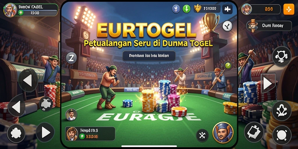 Tampilan gameplay EUROTOGEL yang menakjubkan dan menantang.