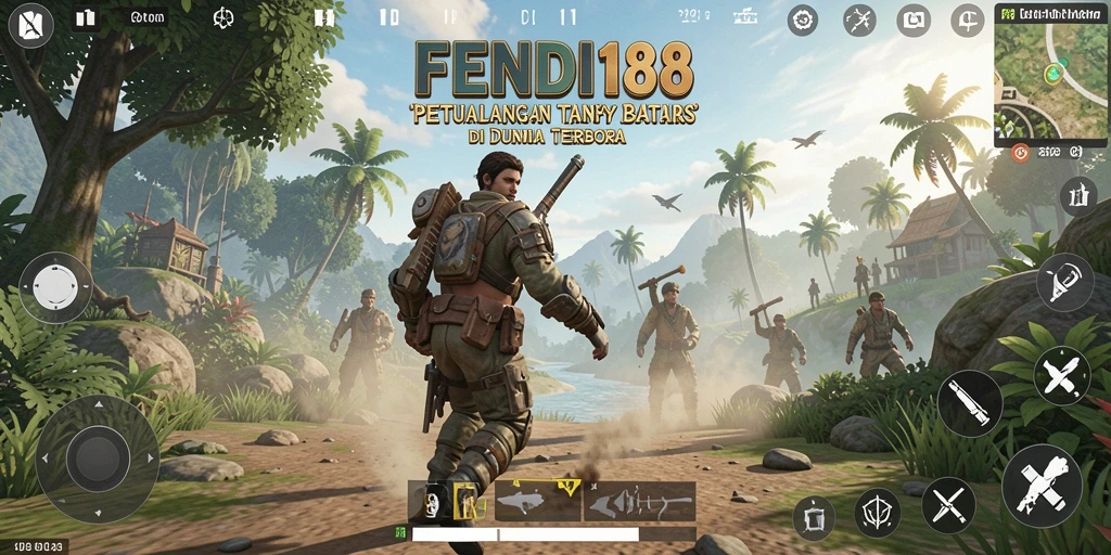 Tangkapan layar gameplay FENDI188 menampilkan dunia terbuka yang luas dan menakjubkan.