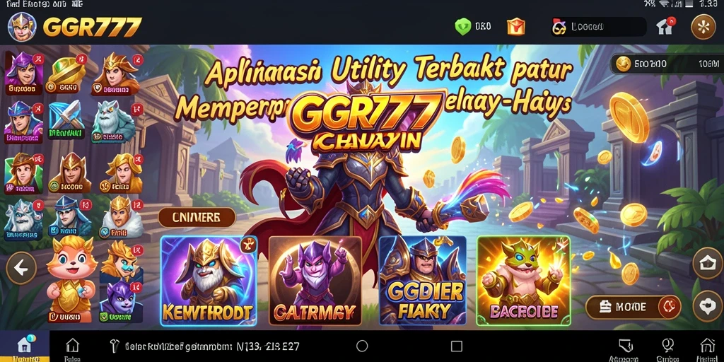 Tampilan utama <strong>GGR777</strong> dengan fitur manajemen yang sederhana dan efektif.
