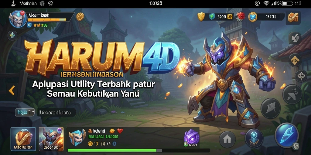 Tampilan screenshot utama aplikasi HARUM4D yang interaktif dan mudah digunakan.