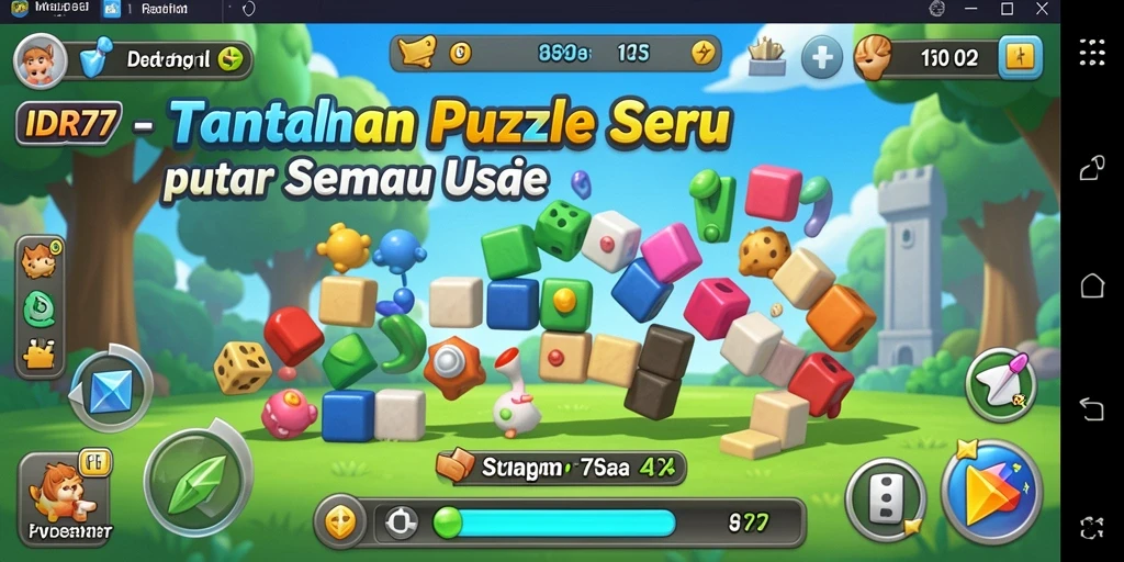 Tangkapan layar IDR77 menunjukkan gameplay puzzle yang menarik dan penuh tantangan.