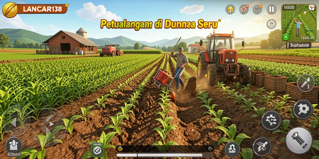 Tampilan gameplay menakjubkan dari LANCAR138 yang penuh warna.