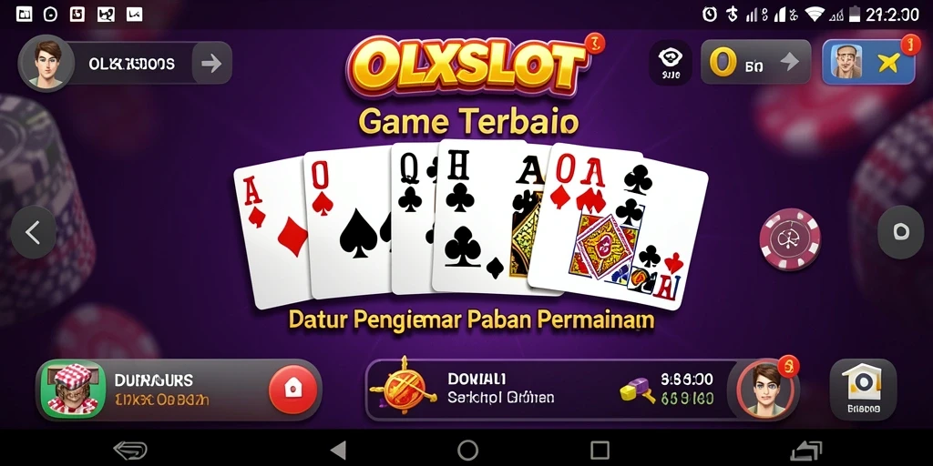 Screenshot menampilkan gameplay menarik dari OLXSLOT yang menghimpun keseruan bermain Domino.